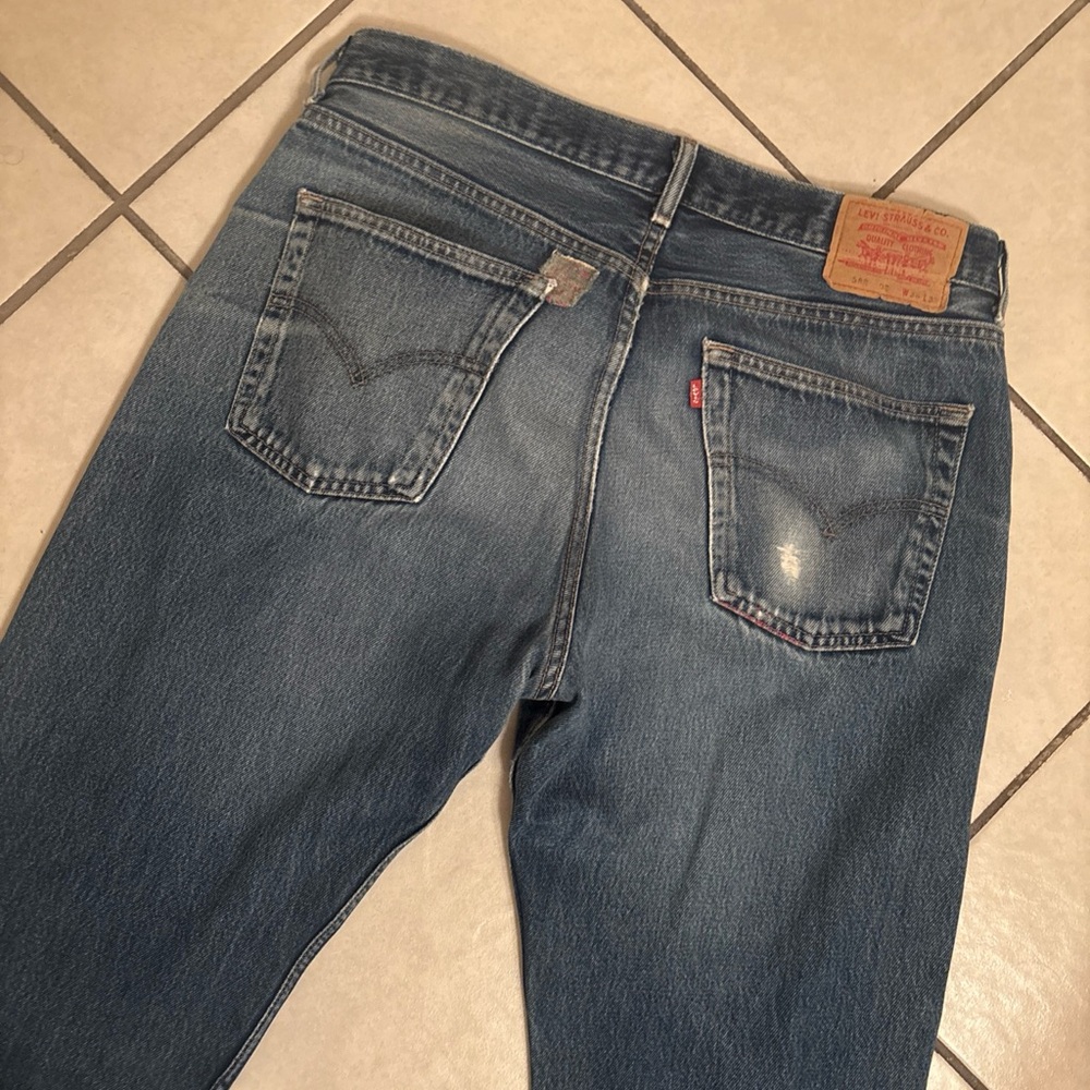 SOLD Rare Vintage Unique Levi’s 582 ( 501 ) Denim Jeans  36x32 Button Fly